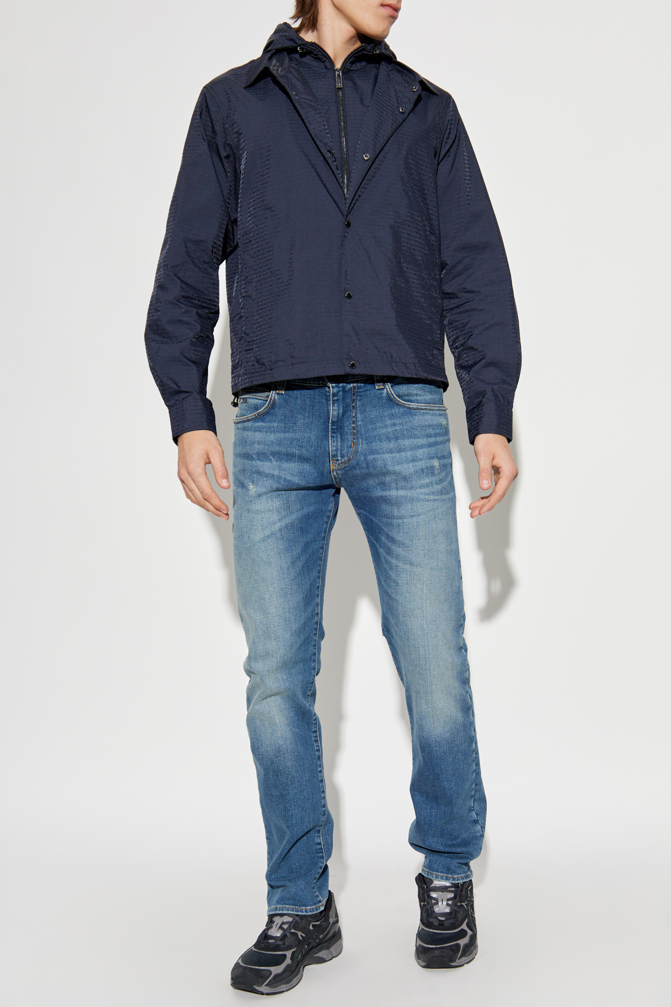 Emporio Armani Jeans with vintage effect | Men's Clothing